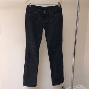 Lucky Zoe straight very dark wash jeans